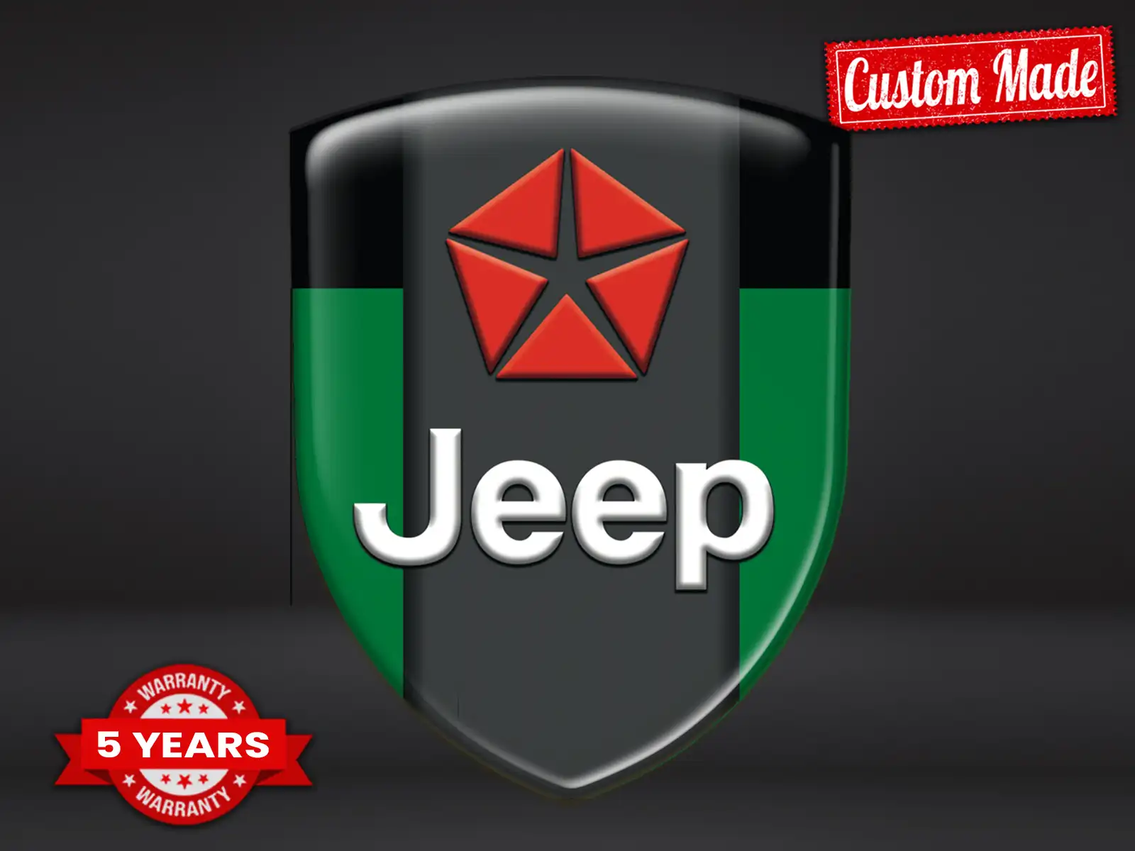Jeep Sticker Dome Modern Stylish Max Edition Lasting